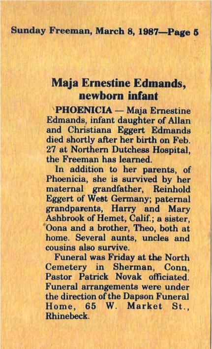 [  Maja obit ]
